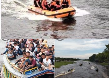 Permainan sped boat Menjadi Tradisi tahunan Masyarakat OI dan OKI