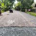 Parah!!! Dinas PUPR dan DPRD OI Turun Kelokasi, Jalan Aspal Tanjung harapan, Di Perbaiki Hanya Di Tampal saja