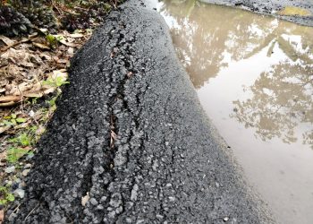 Waw !!! Proyek Jalan Aspal Ulak Kerbau lama Menuju Sungai Rotan Jadi sorotan