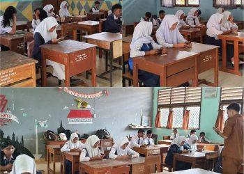 115 Siswa Ikuti Test PPDB Bersaing Rebut Kursi SMAN 1 INDRALAYA Utara Ogan Ilir