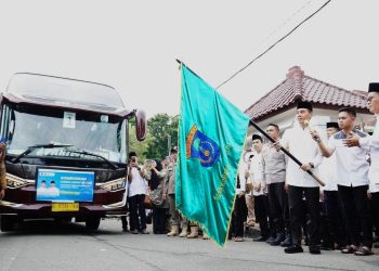 Pelepasan dan Pemberangkatan Calon Jemaah Haji(CJH) OKI Tahun 2025