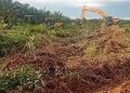 Dua Unit Alat Berat Jenis Excavator Milik PT Andira/Agrindo Terusan Beroperasi di Atas Lahan Sengketa