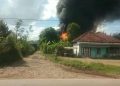 Gudang BBM Ilegal Diduga Bertabaran Di Ogan Ilir Sering kali Terbakar, Warga Merasa Resah Kapolres Harus Bertindak Tegas