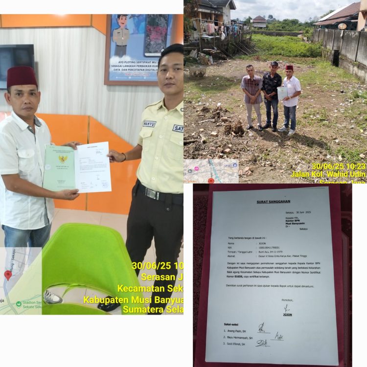 Ationg Diduga Menjadi Bos Mafia Tanah Dengan Cara Menjadi Penyandang Dana Untuk Menerbitkan Duplikat Sertifikat Tanah