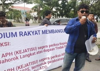 PERMADA Gelar Aksi Unjuk Rasa di Kejati Sumut: Desak Periksa Kades Timbang Jaya, Bahorok-Langkat
