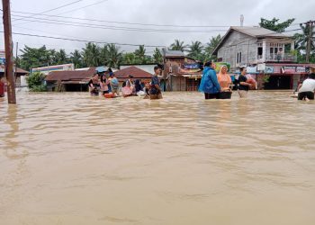 Dampak Banjir, Warga Pematang Tengah Tanjung Pura Lengkap dengan Penderitaan