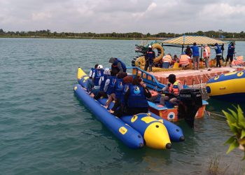 Danau Biru Satu satu nya, Icon Wisata Air di Ogan Ilir,