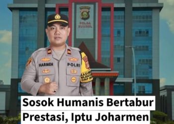 Sosok humanis bertabur prestasi iptu joharmen emang tugas baru di polda sumsel