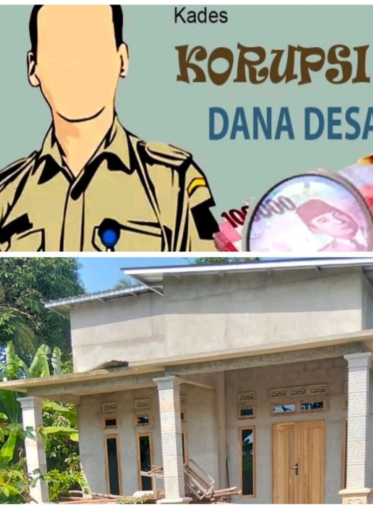 Rumah Mewah Kades Tanjung Harapan di Duga Korupsi DD