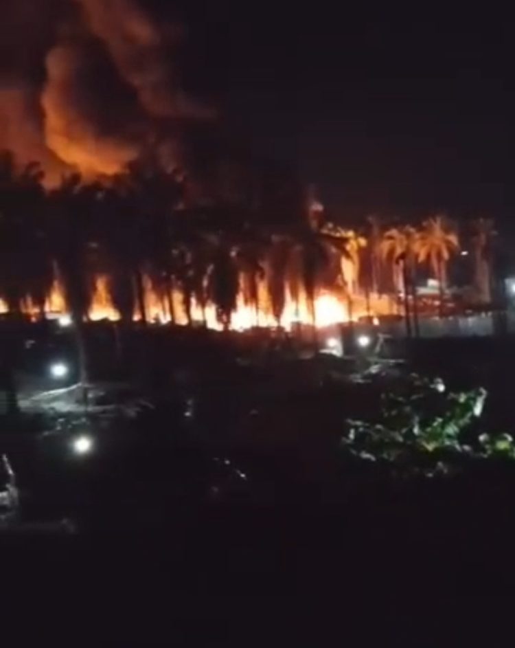 Kebakaran Sumur Minyak Ilegal di Keluang Kembali Terjadi Aparat Penegak Hukum Diam Membisu